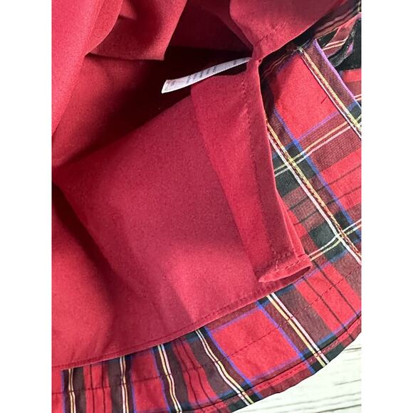 Sail To Sable XXS Tartan Plaid Velvet Trim Tunic Popover Top Tuckernuck Shirt - Picture 5 of 12